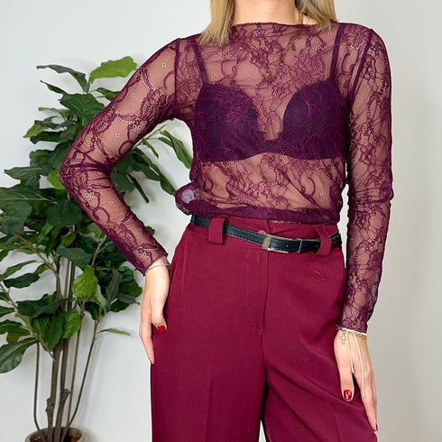 Maglia in pizzo
