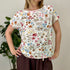T-shirt in fantasia floreale