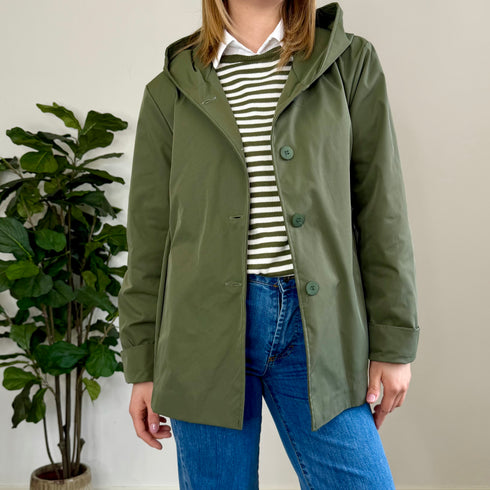 Raincoat con cappuccio