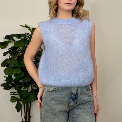 Gilet in Kidmohair