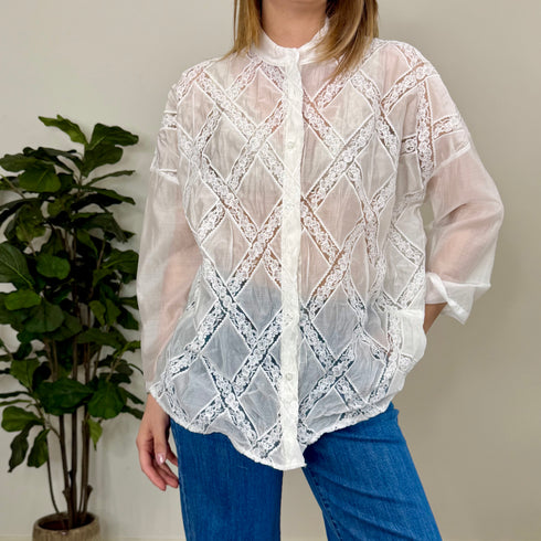 Camicia In pizzo