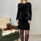 Abito Velvet Black