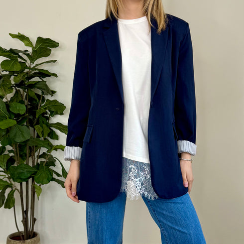 T-shirt con pizzo