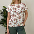 T-shirt in fantasia floreale