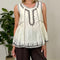 Blusa con ricami