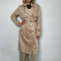 Trench in camoscio