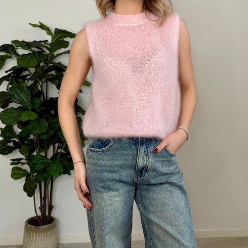 Gilet in Kidmohair