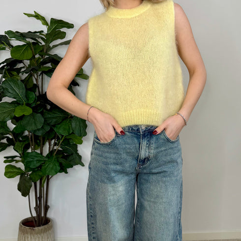 Gilet in Kidmohair
