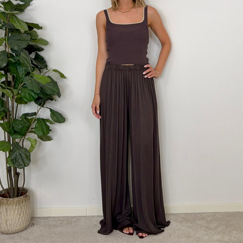 Pantalone comfort in viscosa