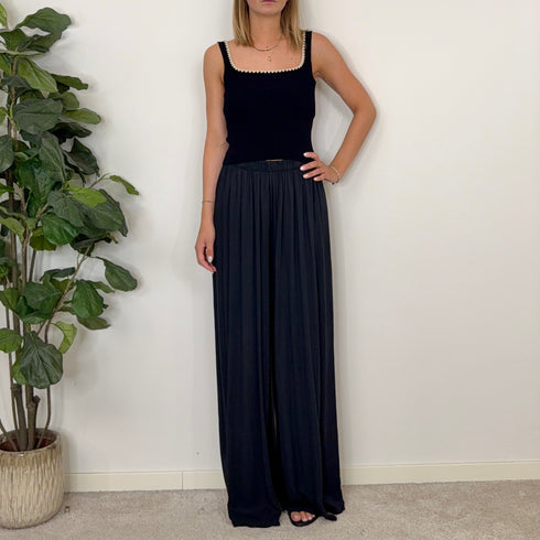 Pantalone comfort in viscosa