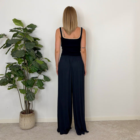 Pantalone comfort in viscosa