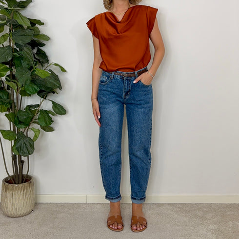 Jeans regular mom fit