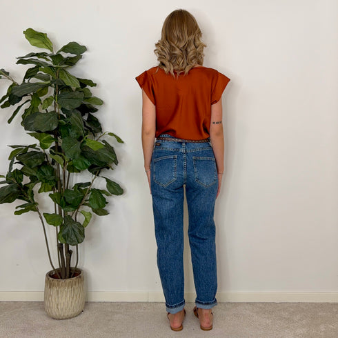 Jeans regular mom fit