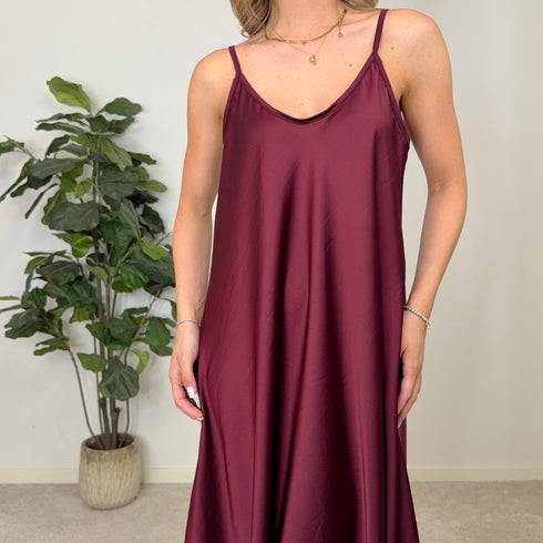 Abito basic satin