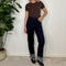 Jeans con risvolto