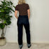 Jeans con risvolto