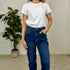 Jeans Mom Fit con elastico