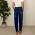 Jeans Mom Fit con elastico