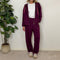 Coordinato in cotone garzato