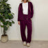 Coordinato in cotone garzato