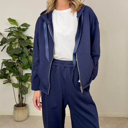 Coordinato in cotone garzato