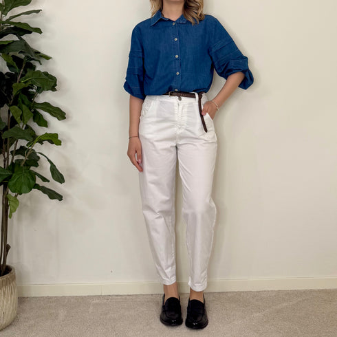 Pantalone Chino Bianco