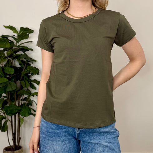 T-shirt in tinta unita