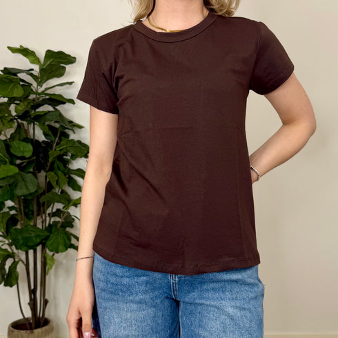 T-shirt in tinta unita