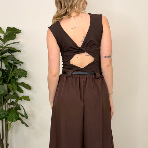 Body con nodo sul retro