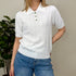 T-shirt polo in filo
