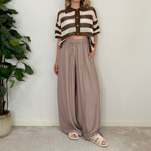 Pantalone effetto groffato