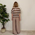 Pantalone effetto groffato