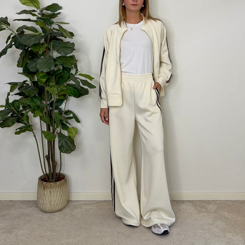COORDINATO IN NEOPRENE A RIGHE