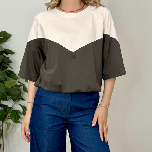 T-shirt Bicolore