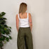 Top con scollo quadrato