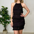 Mini dress halter