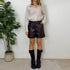 SHORTS EFFETTO PELLE