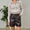 SHORTS EFFETTO PELLE