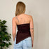 Top asimmetrico con pizzo