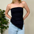 Top asimmetrico con pizzo