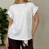 T-shirt con borchie