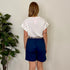 Shorts in cotone mom fit