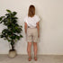 Shorts in cotone mom fit