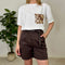 Shorts mom fit