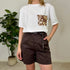Shorts mom fit