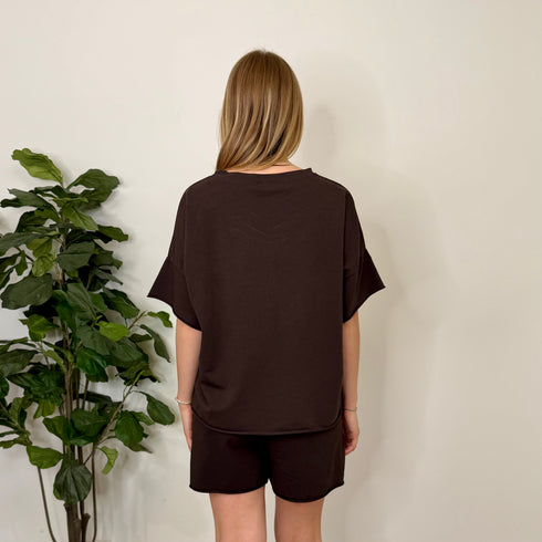 Coordinato in cotone garzato
