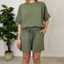 Coordinato in cotone garzato