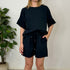 Coordinato in cotone garzato