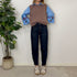 JEANS CON ELASTICO LAVAGGIO 0