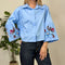 CAMICIA CROP RICAMATA